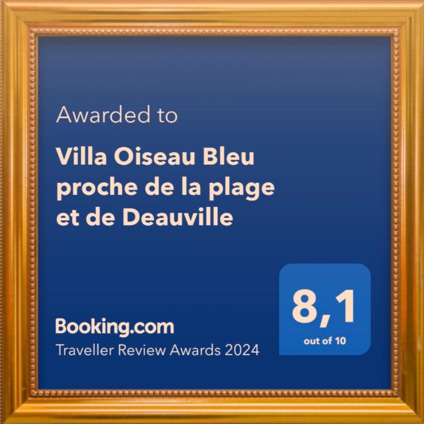 La Villa L'Oiseau Bleu Proche De La Plage Et De Deauville !!! Awards 2025 Blonville-sur-Mer Bagian luar foto